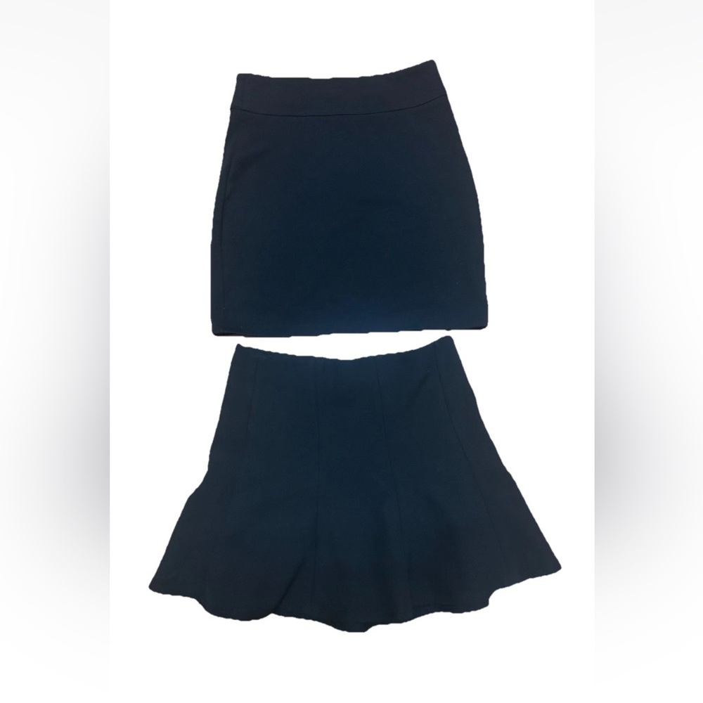 Zara BDG Mini Skirt Black Bundle Size Small A Line Pencil Gothic Y2K VTG